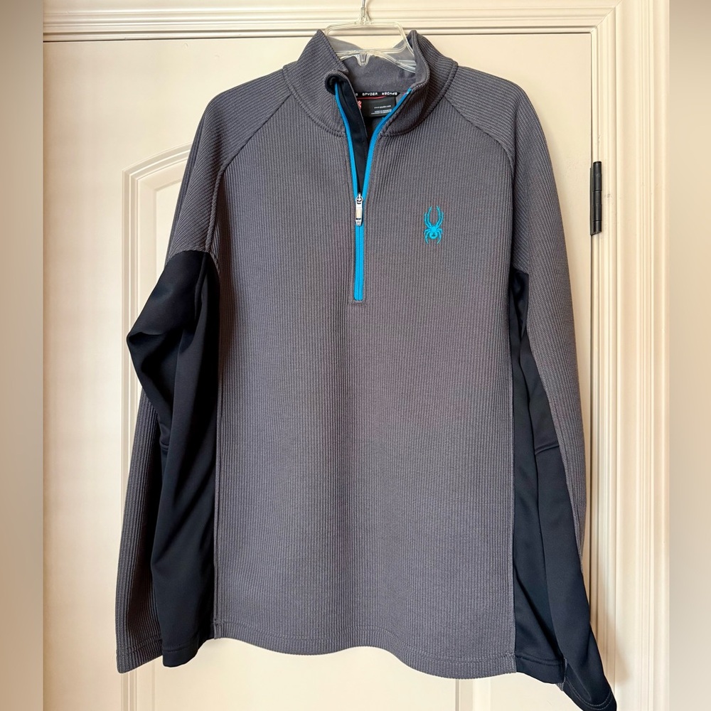 New Men’s Spyder 1/4 zip